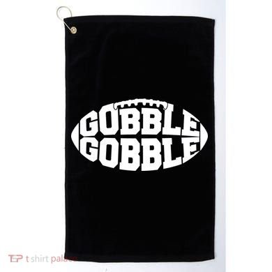 Gobble Gobble Football Golf Towel