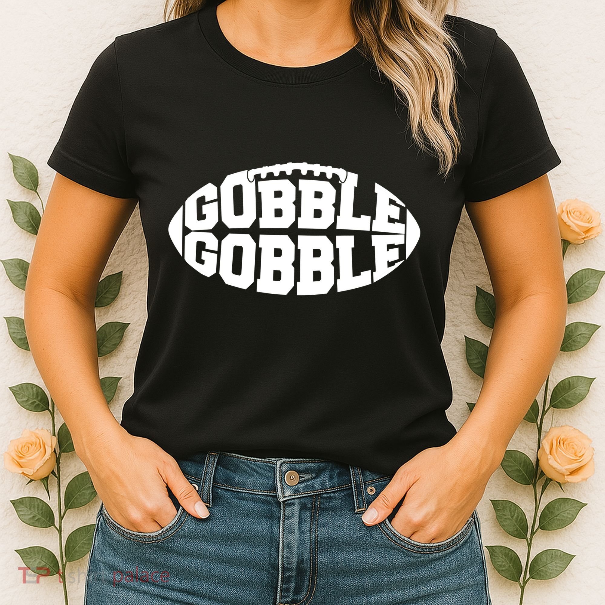 Gobble Gobble Football Women's T-Shirt