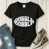 Gobble Gobble Football Women's T-Shirt thumb 3