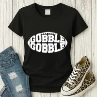 Gobble Gobble Football Women's T-Shirt thumb 3