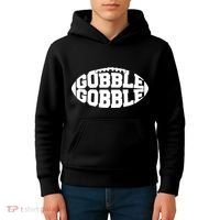 Gobble Gobble Football Kids Hoodie thumb 4