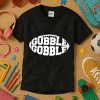 Gobble Gobble Football Kids T-Shirt thumb 3
