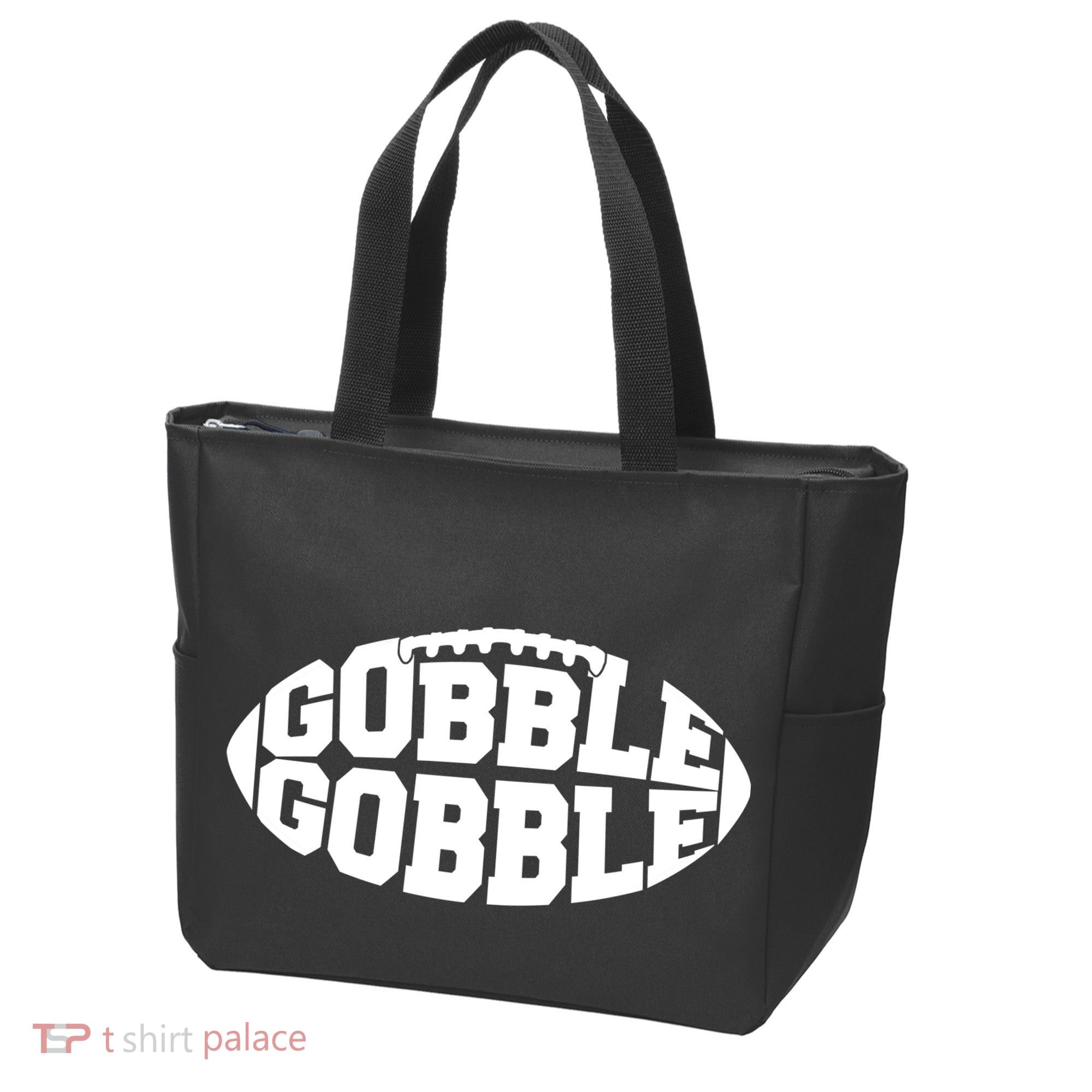 Gobble Gobble Football Tote Bag