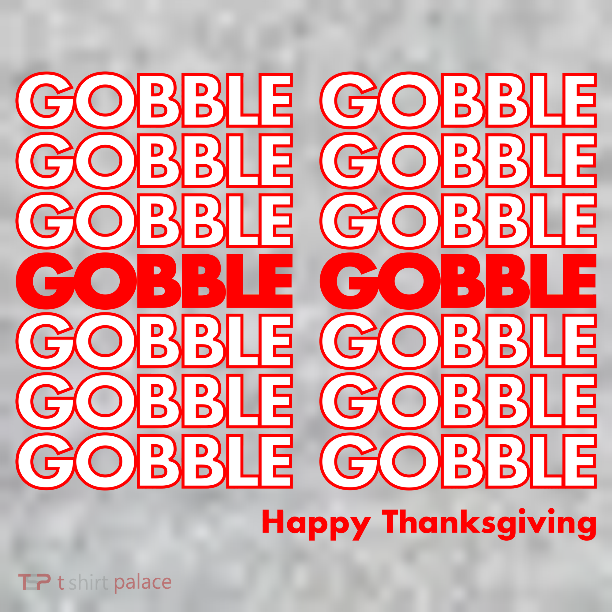 Gobble Gobble Retro Happy Thanksgiving Kids T-Shirt
