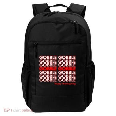 Gobble Gobble Retro Happy Thanksgiving Backpack