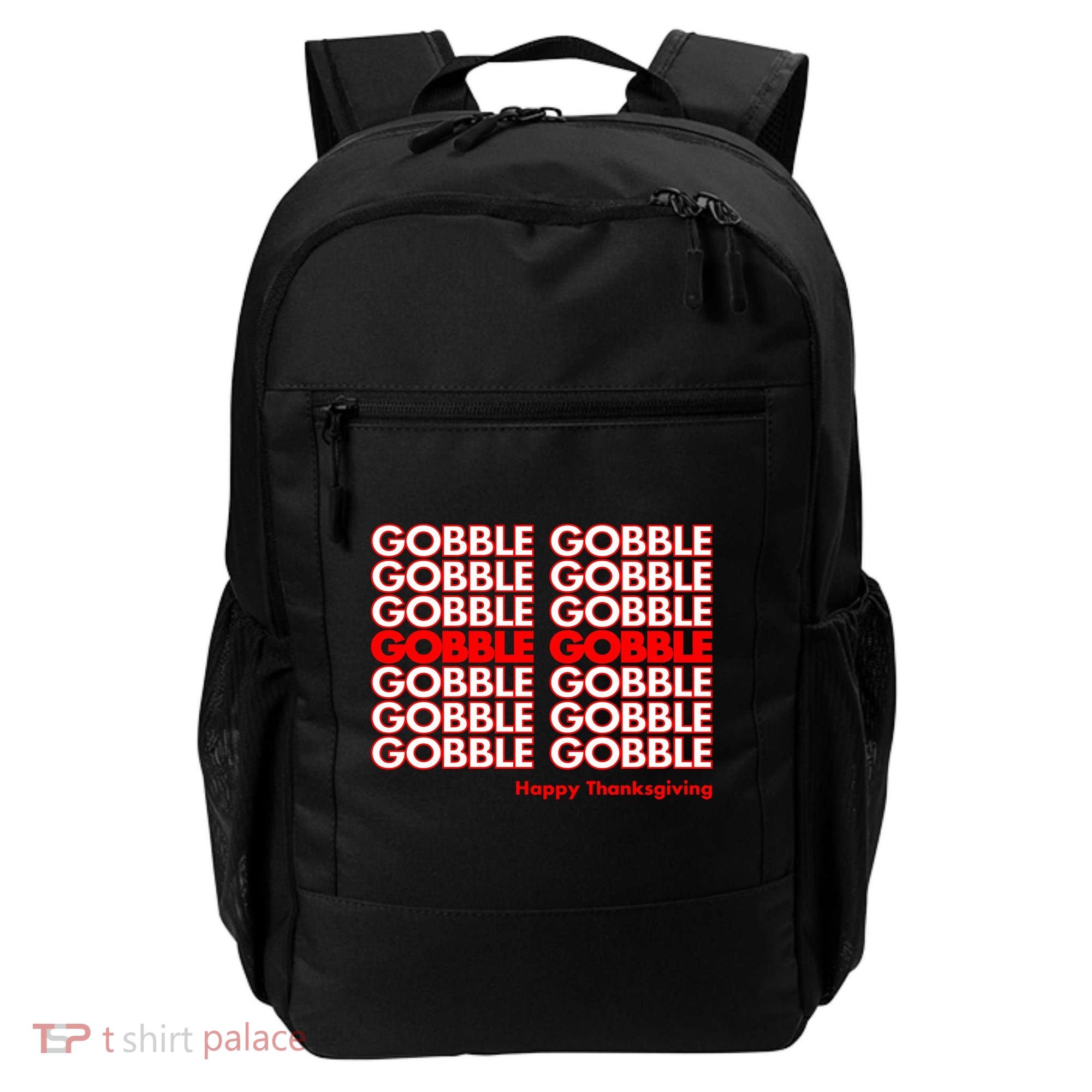 Gobble Gobble Retro Happy Thanksgiving Backpack