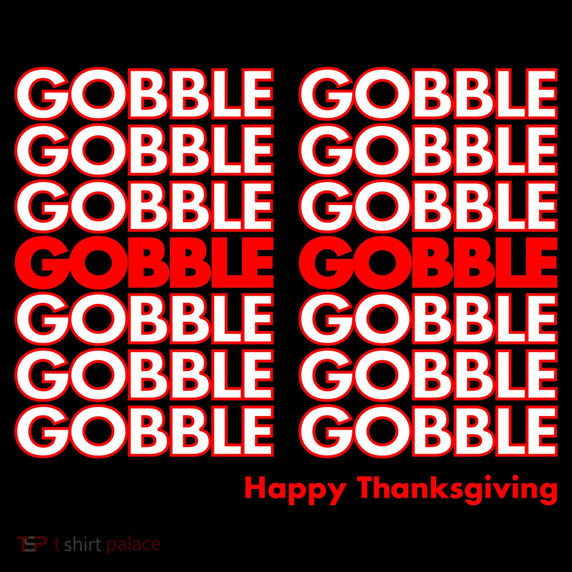 Gobble Gobble Retro Happy Thanksgiving Backpack