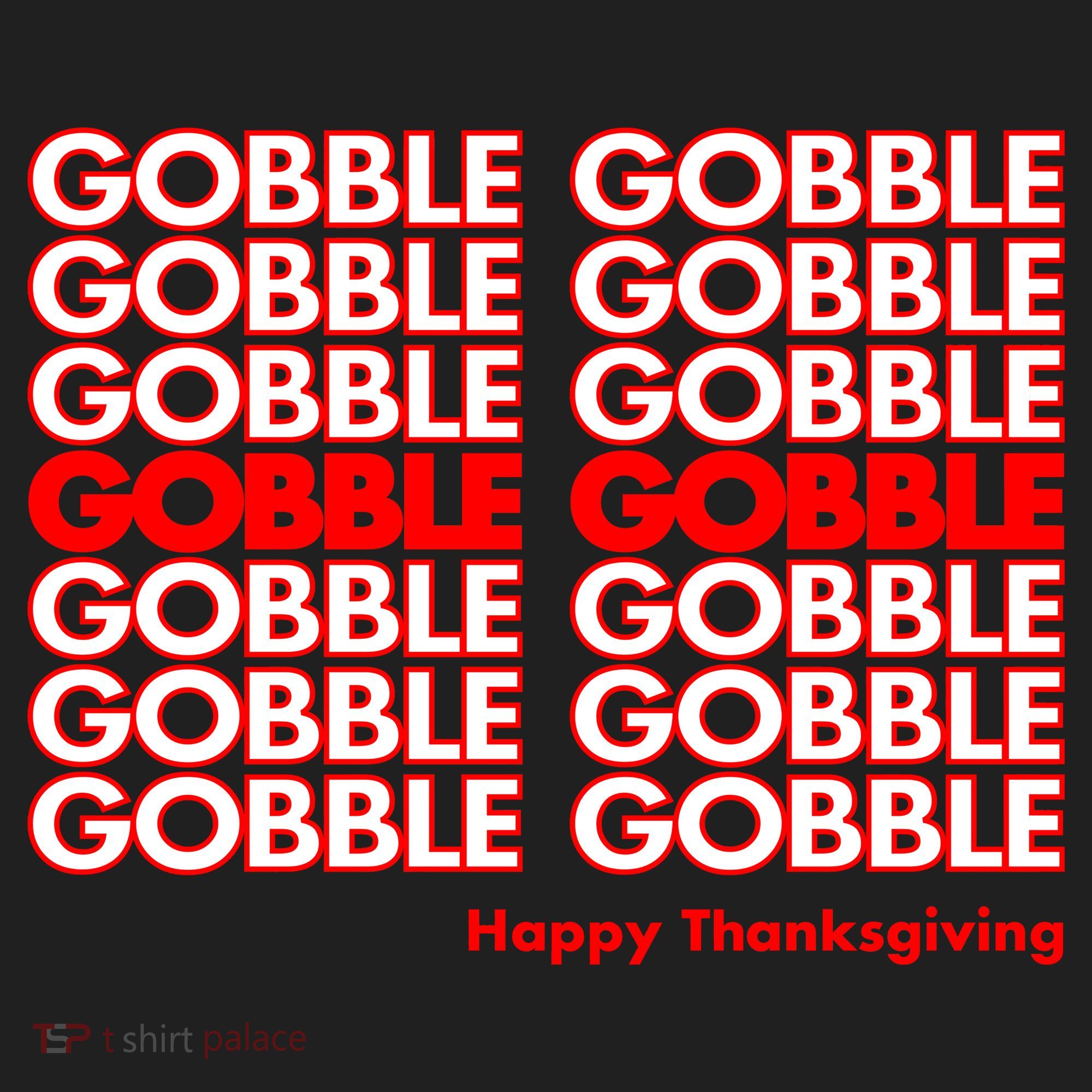 Gobble Gobble Retro Happy Thanksgiving Beanie