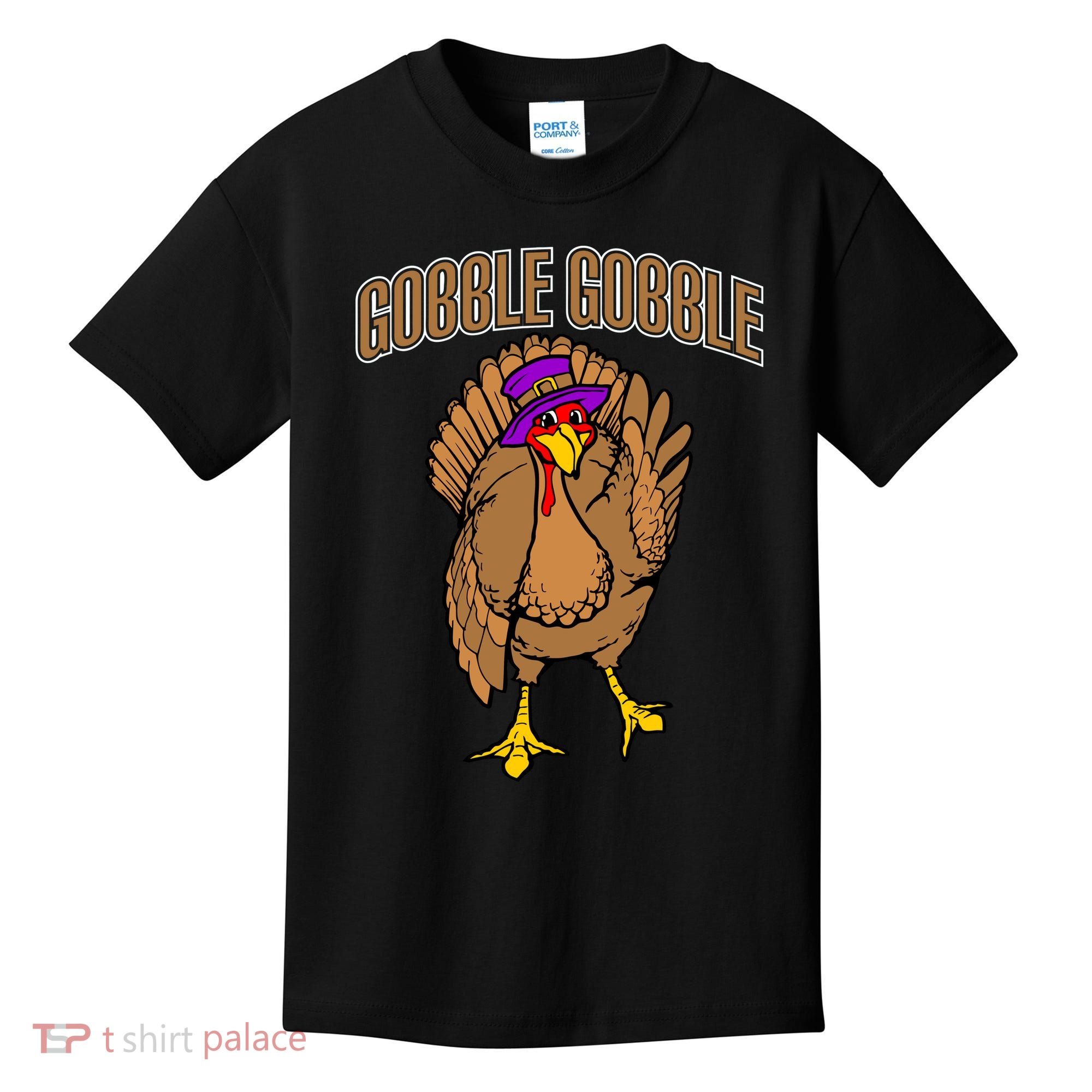 Gobble Gobble Turkey Kids T-Shirt
