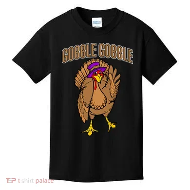 Gobble Gobble Turkey Kids T-Shirt