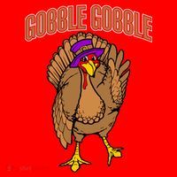 Gobble Gobble Turkey Santa Hat thumb 1