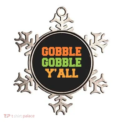 Gobble Gobble Y'All Thanksgiving Ornament