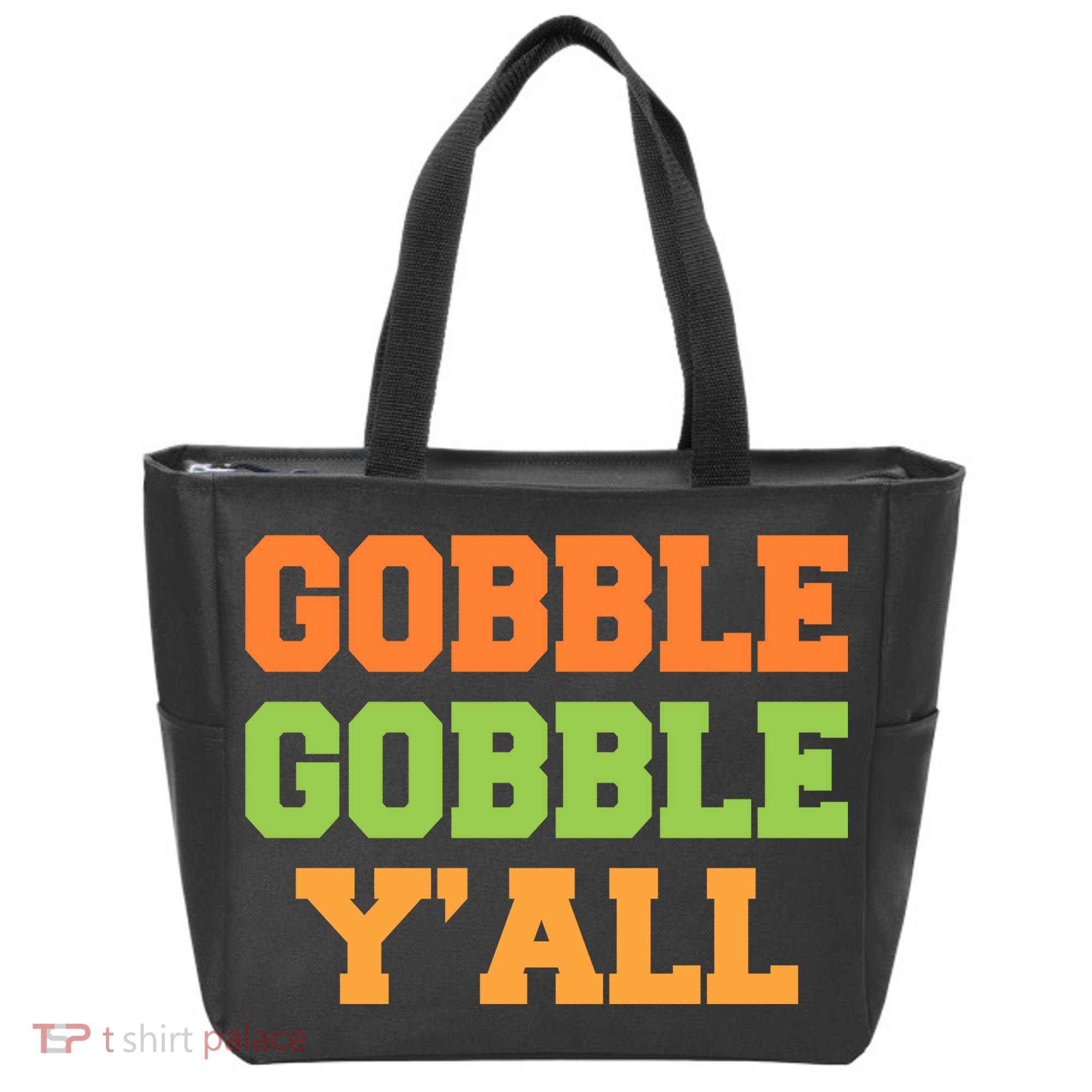 Gobble Gobble Y'All Thanksgiving Tote Bag