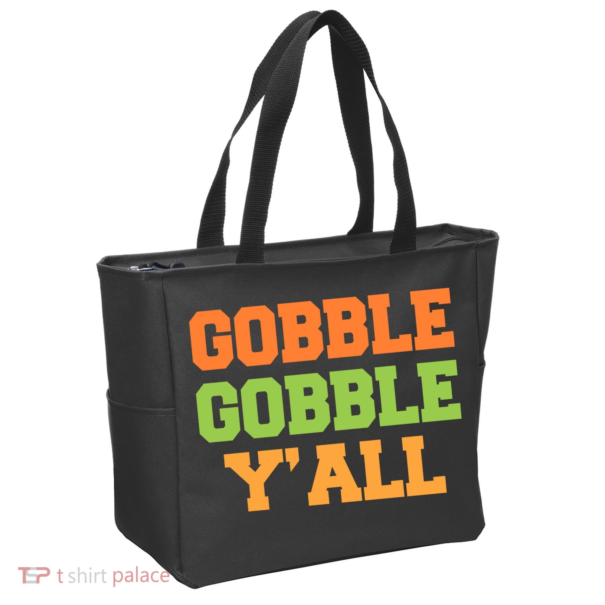 Gobble Gobble Y'All Thanksgiving Tote Bag