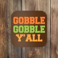 Gobble Gobble Y'All Thanksgiving Coaster thumb 0