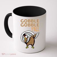 Gobble Gobble Y'all Turkey Coffee Mug thumb 0