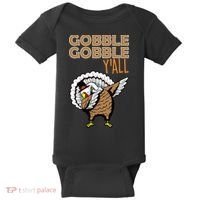 Gobble Gobble Y'all Turkey Baby Bodysuit thumb 0