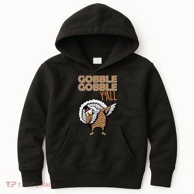 Gobble Gobble Y'all Turkey Kids Hoodie