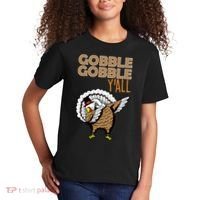 Gobble Gobble Y'all Turkey Kids T-Shirt thumb 2