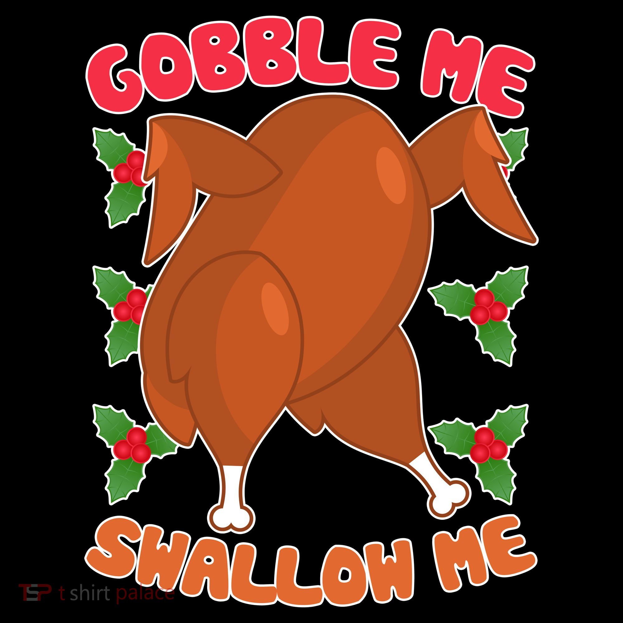 Gobble Me Swallow Me Dancing Turkey Doggie Tank
