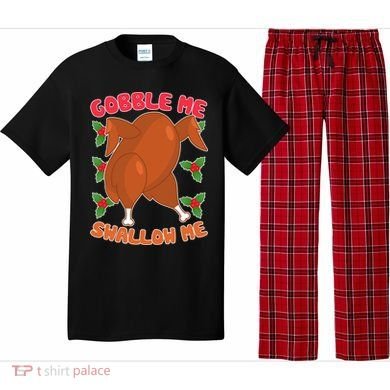 Gobble Me Swallow Me Dancing Turkey Pajama Set
