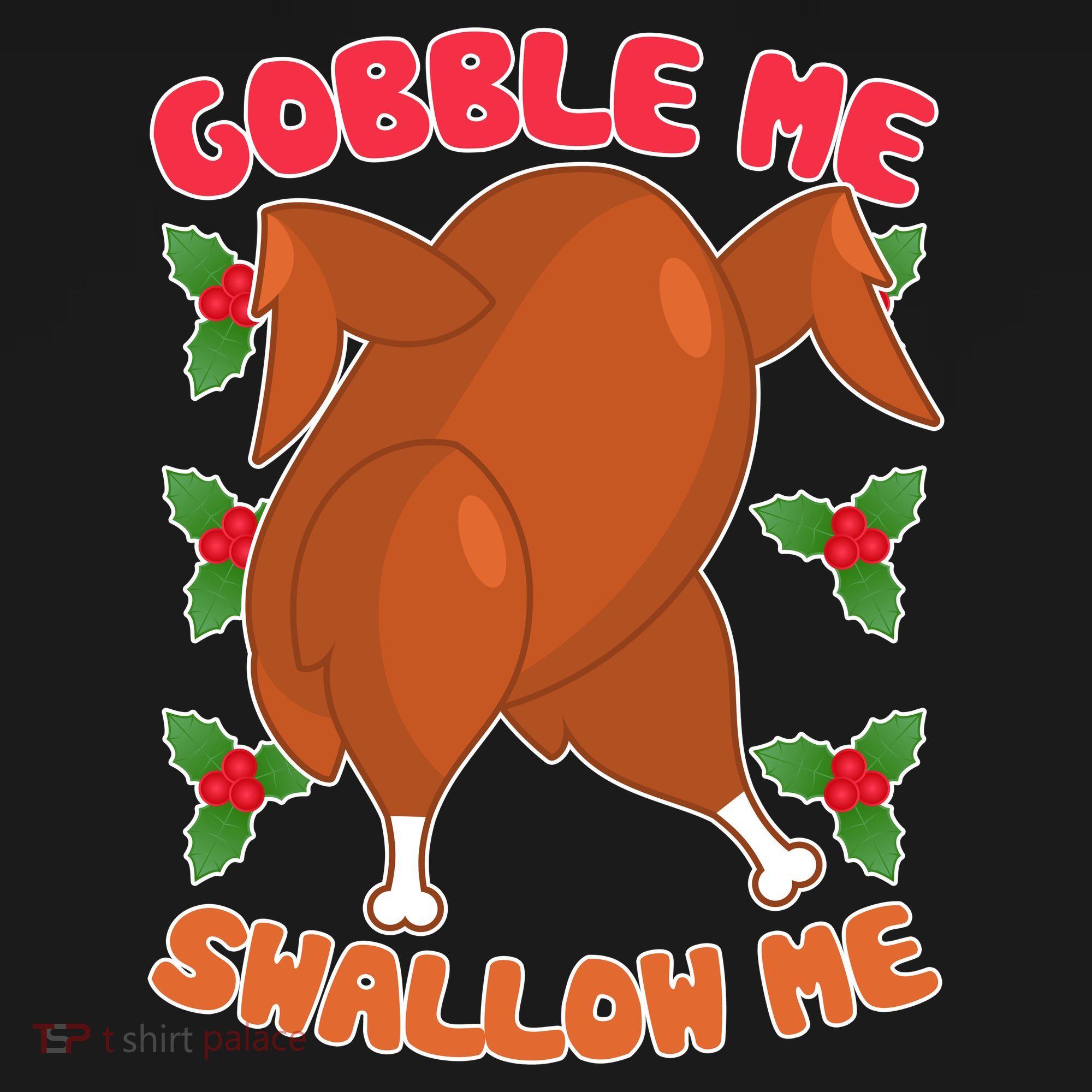 Gobble Me Swallow Me Dancing Turkey Polo