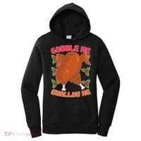 Gobble Me Swallow Me Dancing Turkey Women's Hoodie thumb 0