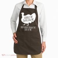 Gobble Me Swallow Me Drip Gravy Down the Side Of Me Apron thumb 2