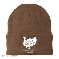 Gobble Me Swallow Me Drip Gravy Down the Side Of Me Beanie thumb 0