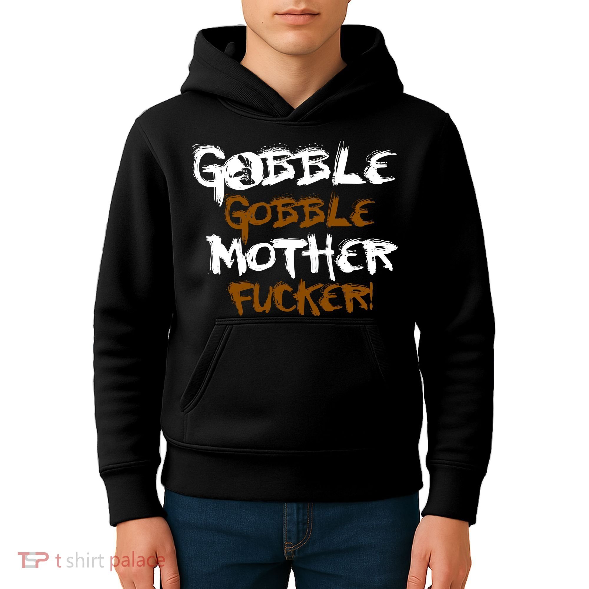 Gobble Mother Fucker Kids Hoodie