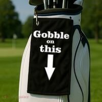 Gobble On This Golf Towel thumb 2