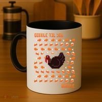 Gobble Til You Wobble Coffee Mug thumb 4