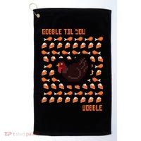 Gobble Til You Wobble Golf Towel thumb 0