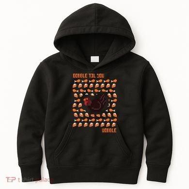 Gobble Til You Wobble Kids Hoodie