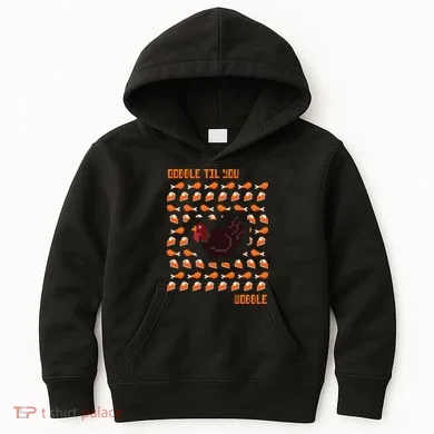 Gobble Til You Wobble Kids Hoodie