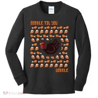 Gobble Til You Wobble Kids Long Sleeve Shirt thumb 0