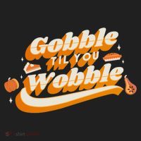 Gobble Til You Wobble Funny Thanksgiving Hat thumb 2
