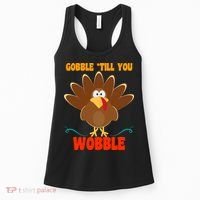 Gobble Till You Wobble Women's Tank Top thumb 0