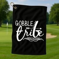 Gobble Tribe Golf Towel thumb 1
