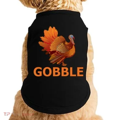 Gobble Turkey Thanksgiving Doggie Tank