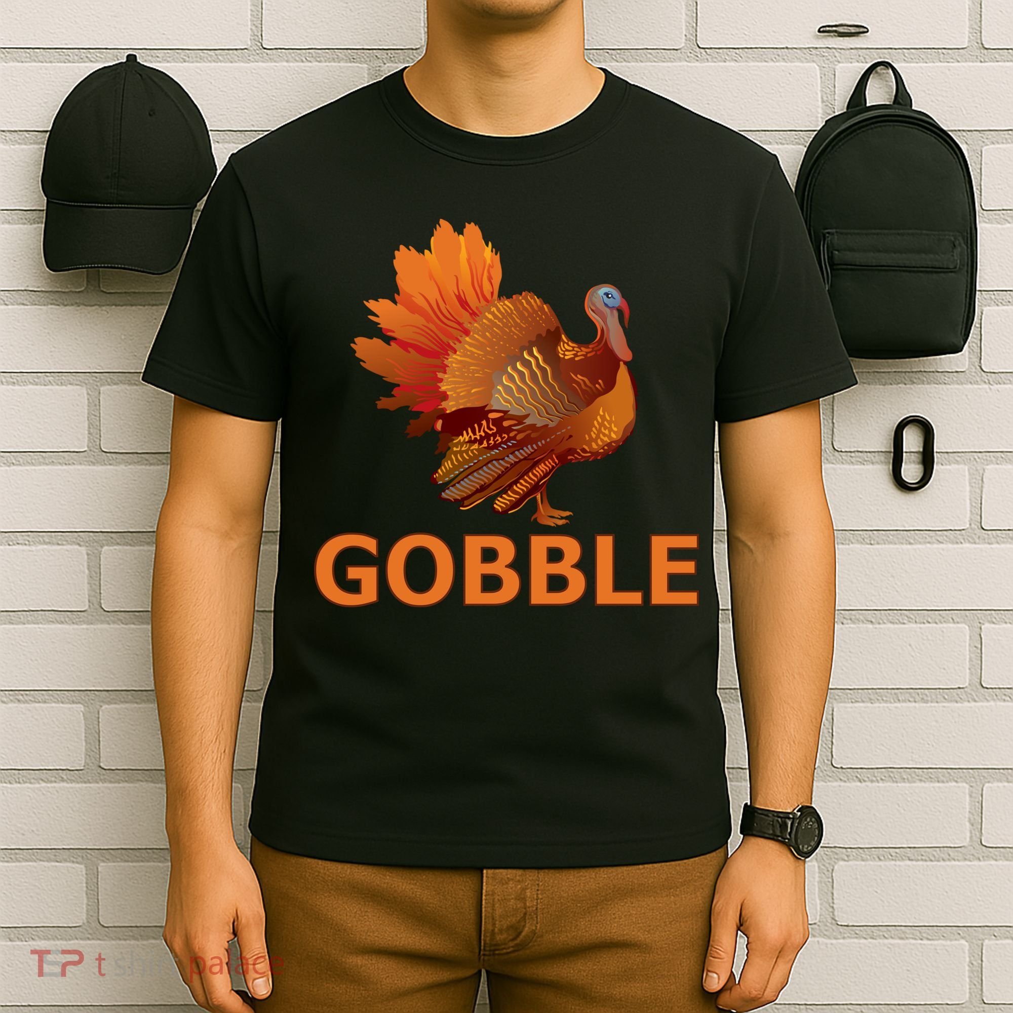 Gobble Turkey Thanksgiving T-Shirt