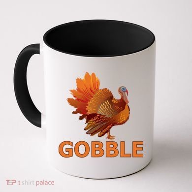 Gobble Turkey Thanksgiving Coffee Mug