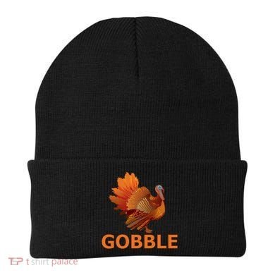 Gobble Turkey Thanksgiving Beanie