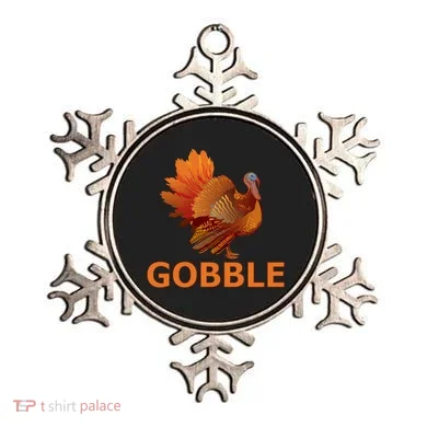 Gobble Turkey Thanksgiving Ornament