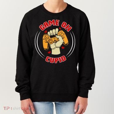Game On Cupid Video Gaming Valentine Women's Sweatshirt