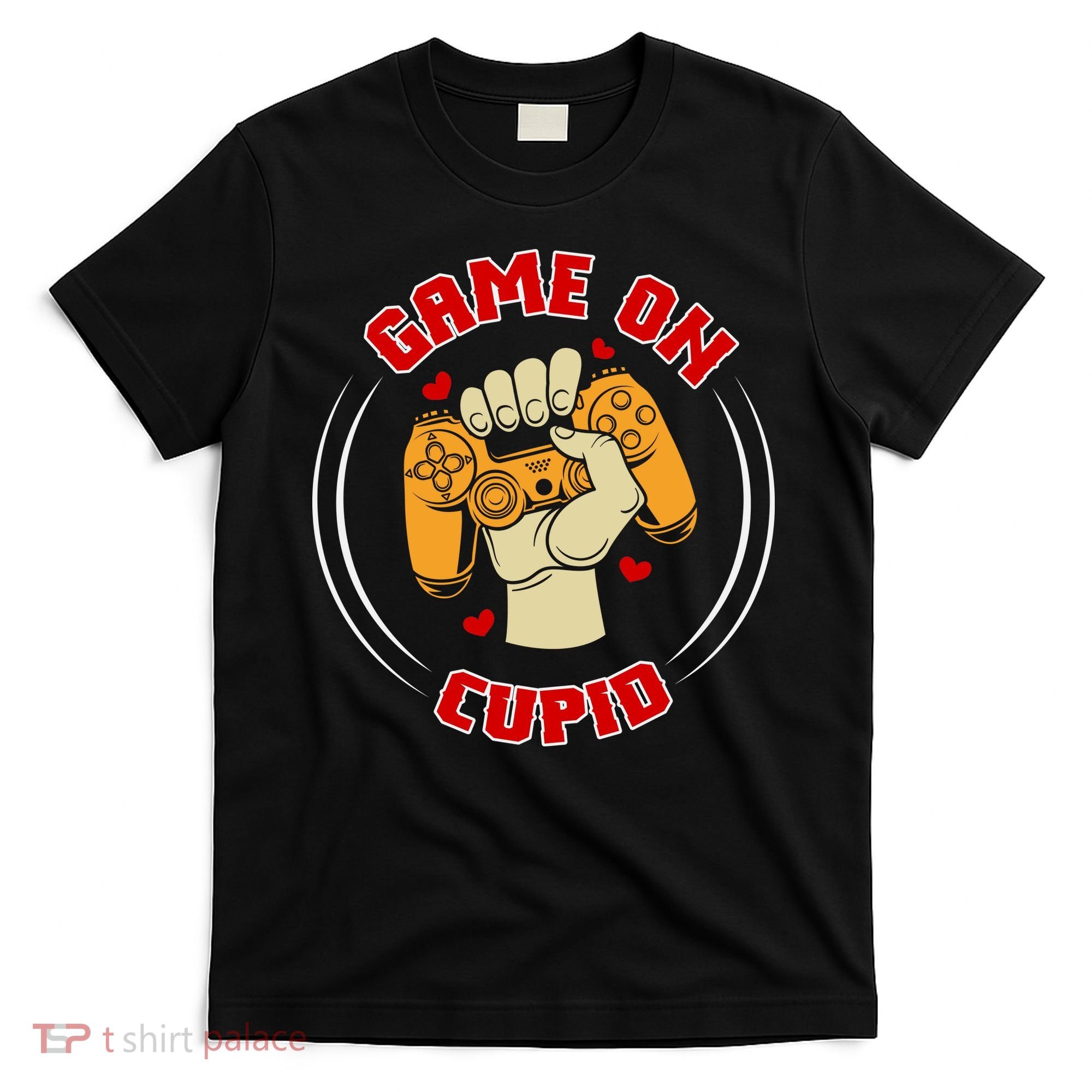 Game On Cupid Video Gaming Valentine T-Shirt