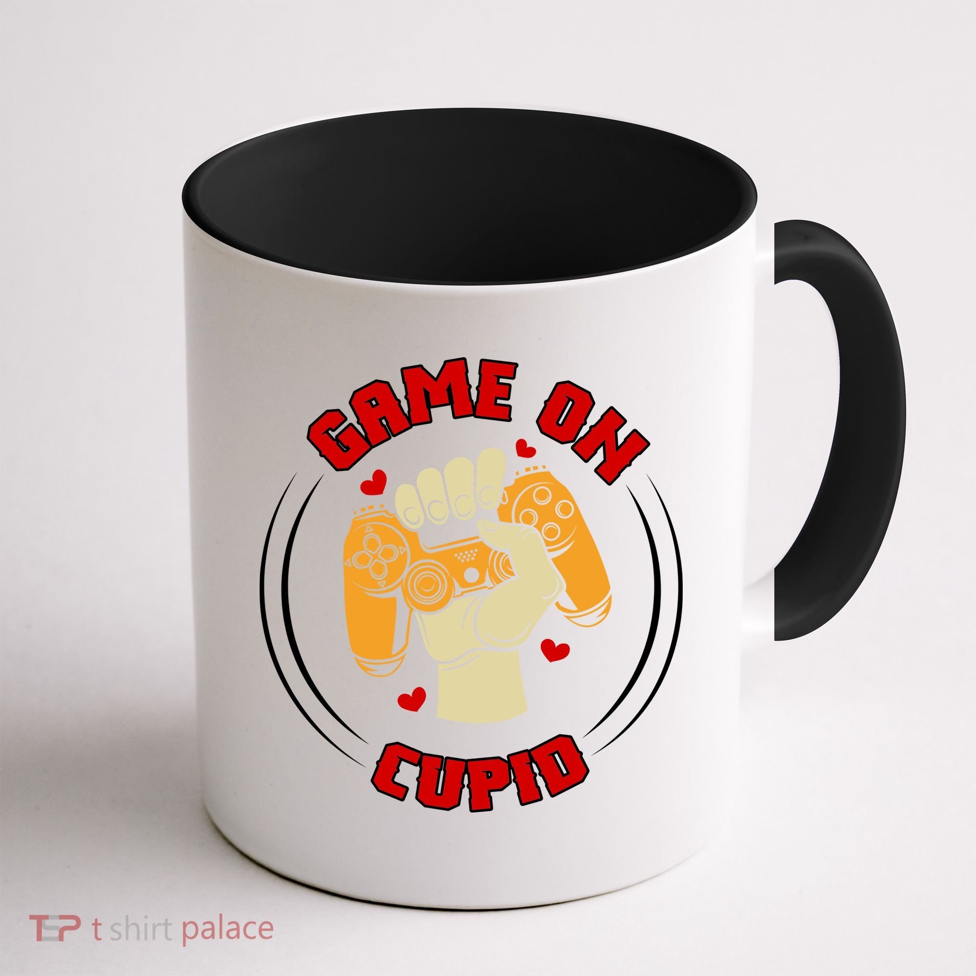 Game On Cupid Video Gaming Valentine Coffee Mug