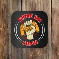 Game On Cupid Video Gaming Valentine Coaster thumb 0