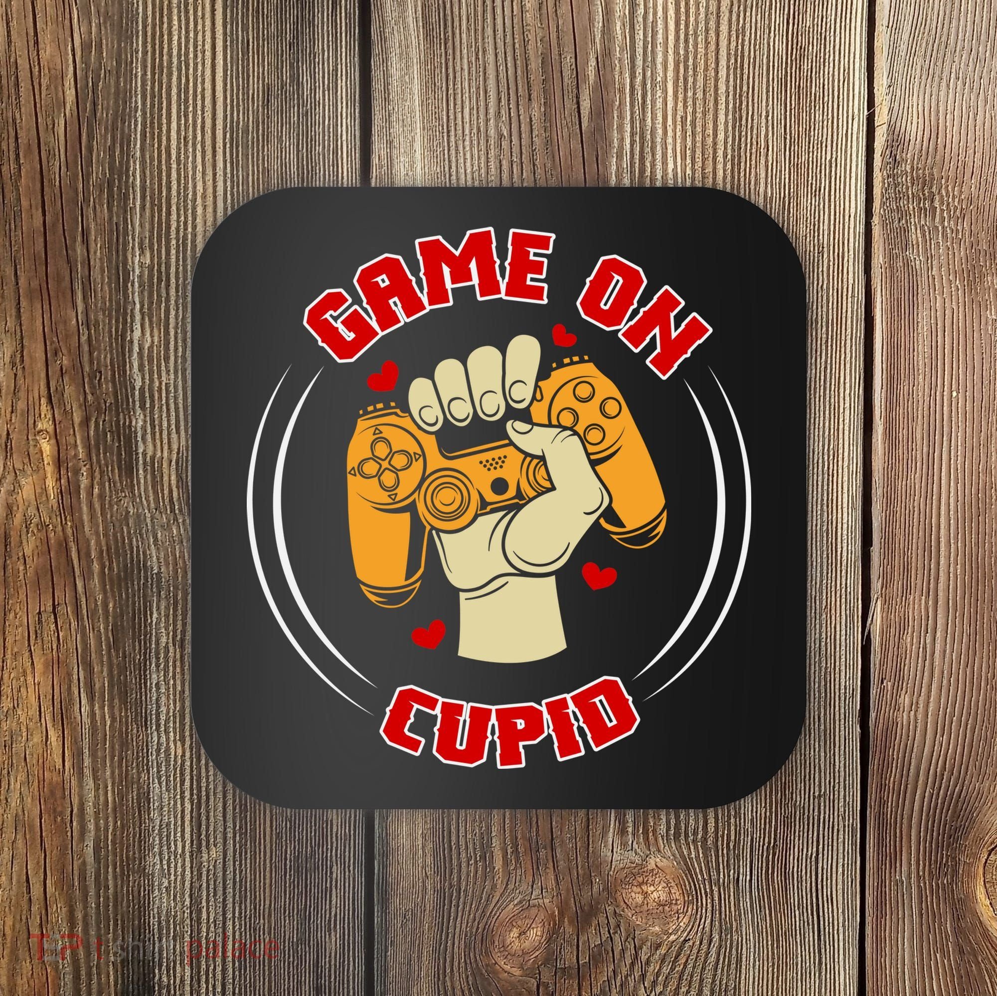 Game On Cupid Video Gaming Valentine Coaster