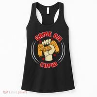 Game On Cupid Video Gaming Valentine Women's Tank Top thumb 0